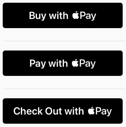 Apple Pay fizetési logók